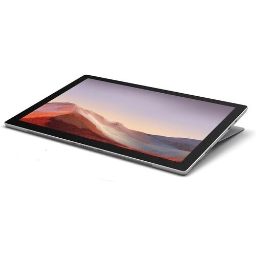 The Microsoft Surface Pro 7 tablet in a sleek ...