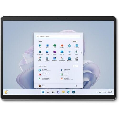 Tech specs Processor Surface Pro 9 with 5G: ...