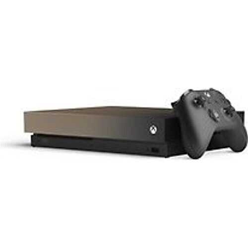 Microsoft Xbox One X 1TB – Gold Rush Special ...