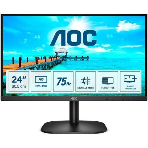 Monitor Aoc 23.8" 24B2Xdm Va Fhd 75hz 4ms 250 ...