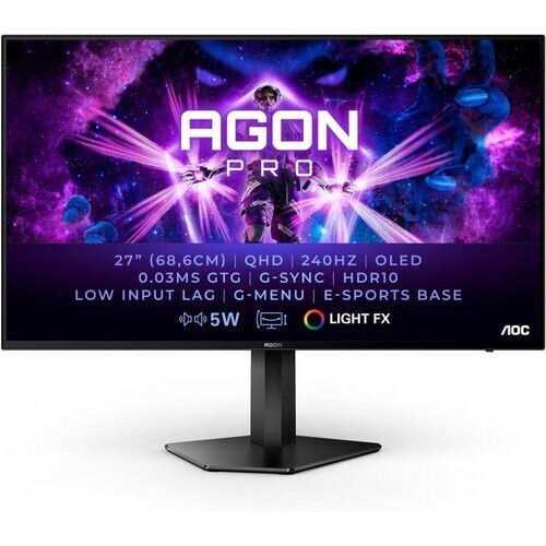Monitor 27" OLED QUAD HD Aoc AG276QZD ...