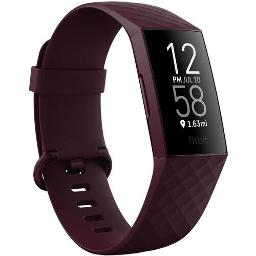 Montre Cardio GPS Fitbit Charge 4 - Bois de rose ...