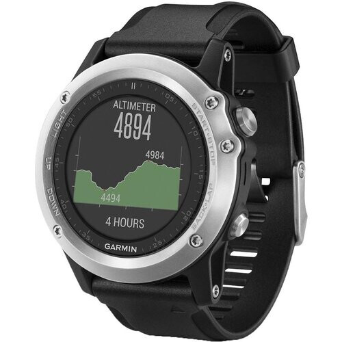 Montre cardio GPS Garmin Fenix 3 HR - Argent ...