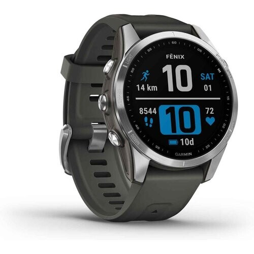 Montre Cardio GPS Garmin Fénix 7S - Argent ...