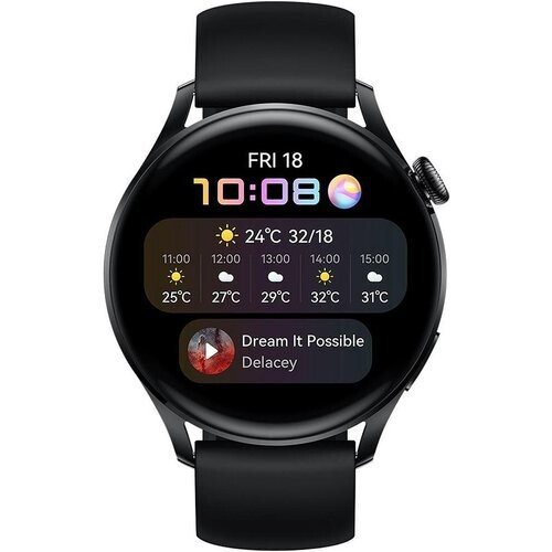 Montre Cardio GPS Huawei Watch 3 Active - Noir - ...