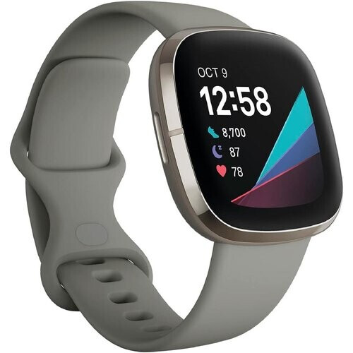 Montre Cardio GPS Fitbit Sense - Gris ...