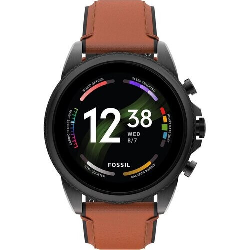 Montre Fossil Cardio GPS Gen 6 FTW4062 - Marron ...