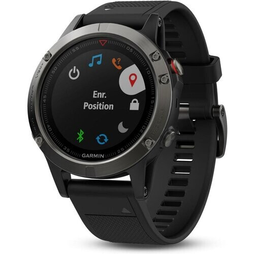 Montre sport GPS Gamrin Fenix 5 HR - Noir Design : ...