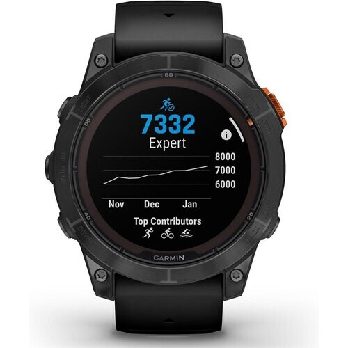 Montre Garmin Cardio GPS Fenix 7 Pro Solar - Noir ...