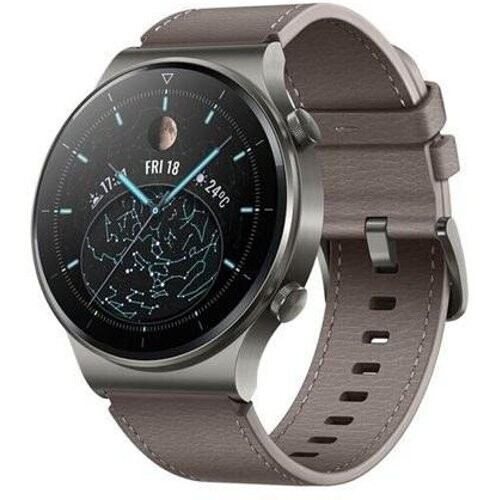 Montre Cardio GPS Huawei GT 2 Pro - Marron gris ...