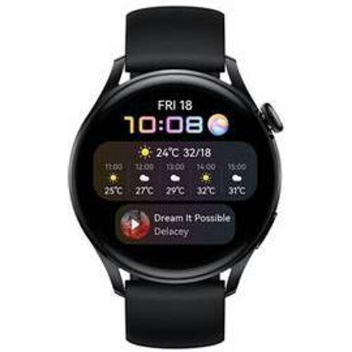 Montre Cardio GPS Huawei Watch 3 - Noir ...