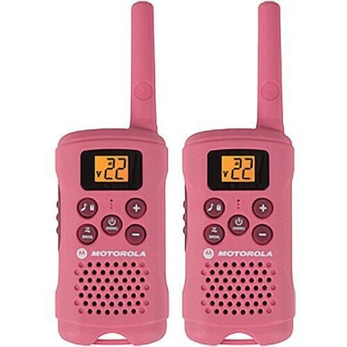 The pair of pink MG167A Talkabout Two-Way Radios ...