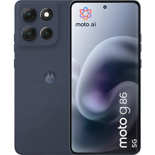 Das Motorola Moto G86 256 GB Dunkelblau 5G ist ...