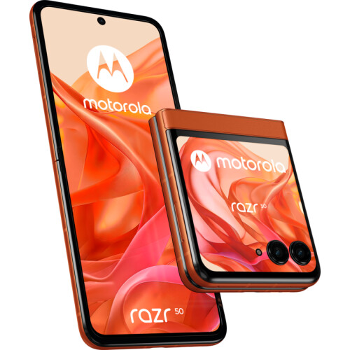 Le Motorola Razr 50 256 Go Orange 5G est un ...