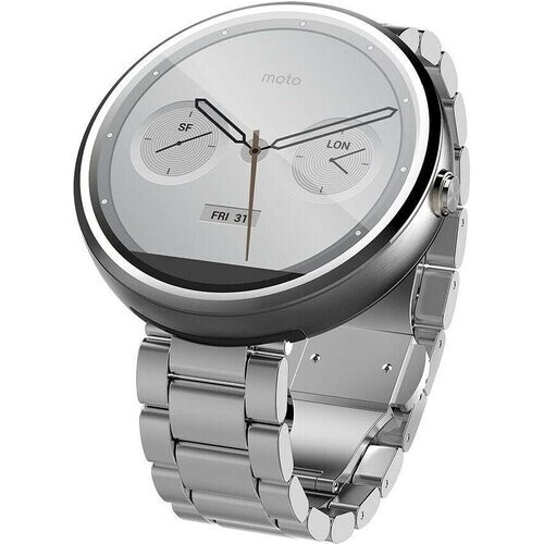 Smart Watch Motorola Moto 360 2nd Gen GPS - Silver ...