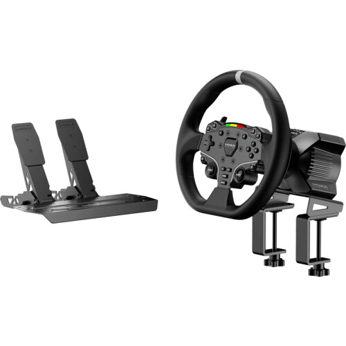 Met het Moza R3 PC Bundel Racestuur + Pedalen stap ...