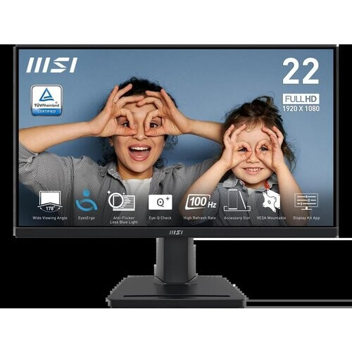 MSI 22" 100 Hz FHD Monitor 1ms (MPRT) / 4ms (GTG) ...