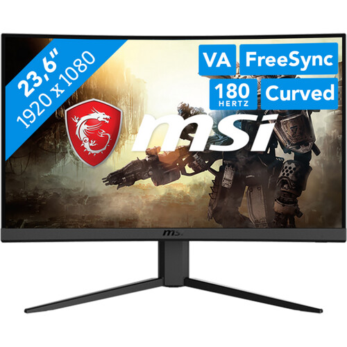 Tauche mit dem MSI G24C4 E2 23,6-Zoll Curved 180Hz ...