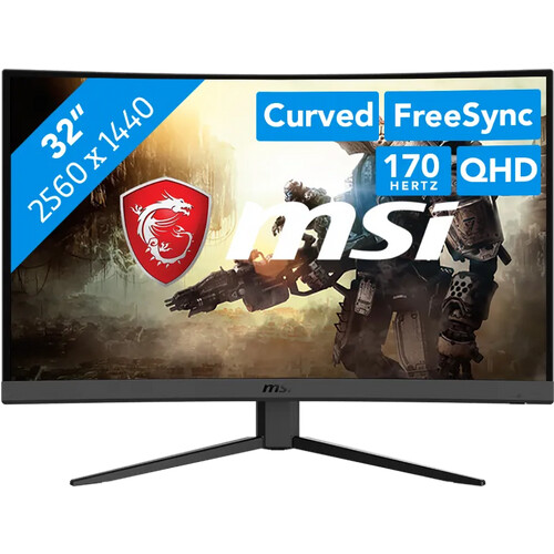 Der MSI Optix G32CQ4 E2 ist ein 32 Zoll großer ...