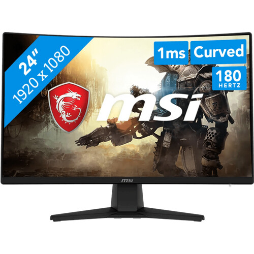 Spiele mit dem MSI MAG 242C 24 Zoll Full HD Curved ...