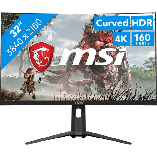 Spiele mit dem MSI MAG 321CUPDF 32 Zoll 4K Curved ...