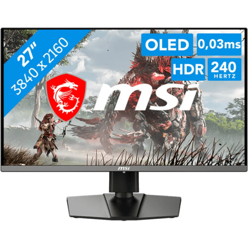 Met de MSI MPG 272URX QD-OLED 27 inch 4K gaming ...