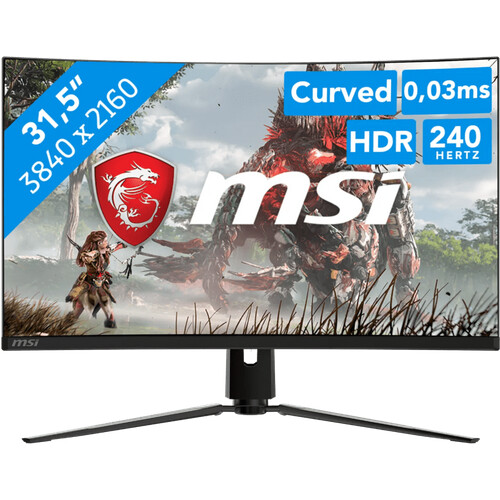 Auf dem 31,5 Zoll MSI MPG 321CURXDE QD-OLED Gaming ...