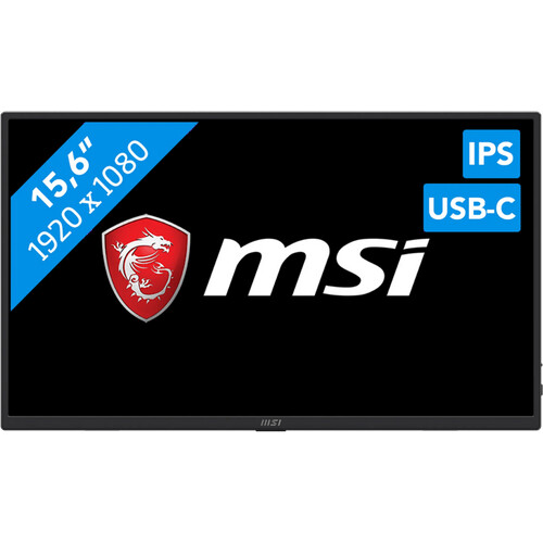 Mit dem MSI PRO MP165DE E6 tragbaren Monitor ...