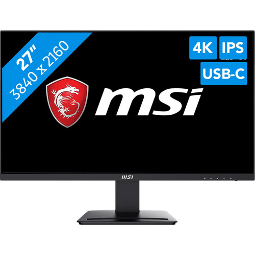 Der MSI PRO MP273UDE Monitor mit 27 Zoll ...