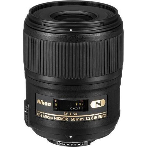 Lens Nikon AF-S Micro Nikkor 60mm F/2.8G ED N ...