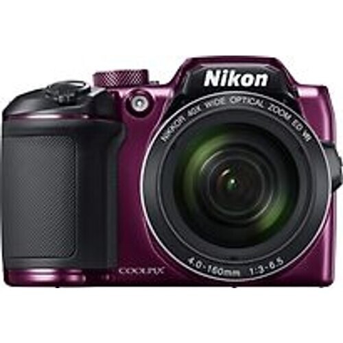 De Nikon COOLPIX B500 in opvallend purper is een ...
