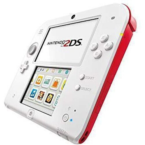 Nintendo 2DS Konsole Weiß + Rot + Neue Super ...