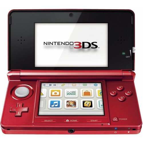 Onderweg of thuis, de Nintendo 3DS metallic rood ...