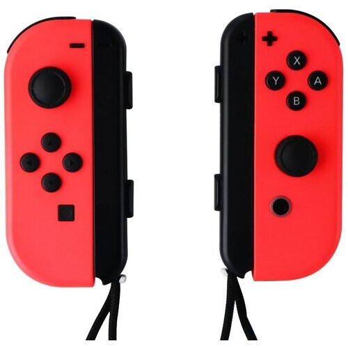 Nintendo Left and Right Joy-Cons (L/R). Neon Red, ...