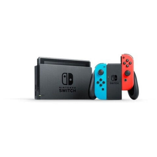 Die Nintendo Switch 2019 Edition neon rot blau ...