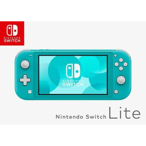 Die Nintendo Switch Lite türkis-blau vereint ...