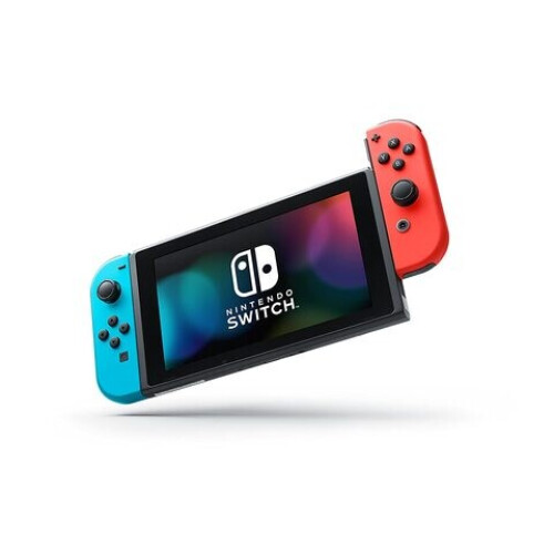Die Nintendo Switch Neon-Rot/Neon-Blau vereint ...