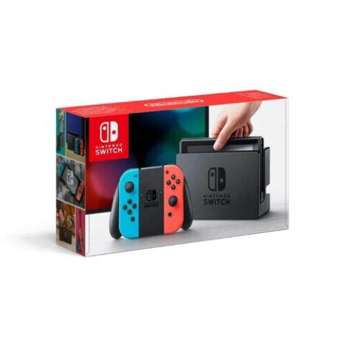 Die Nintendo Switch Neon-Rot/Neon-Blau vereint ...