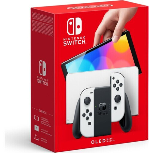 Die Nintendo Switch OLED-Modell 64GB weiß vereint ...