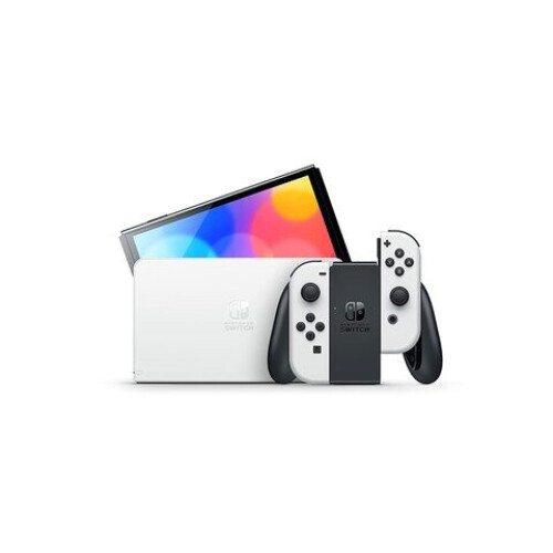 Die Nintendo Switch OLED-Modell 64GB weiß vereint ...