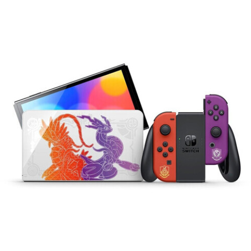 Die Nintendo Switch OLED Pokémon Karmesin & ...