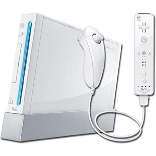 Nintendo Wii Blanche + 1 wiimote + 1 nunchuck + ...