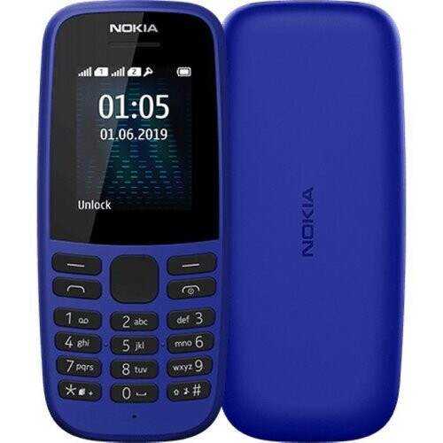 Nokia 105 2019 Dual Sim - Blue - Unlocked ...