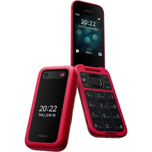 Nokia 2660 Flip 8GB - Red - Unlocked - Dual-SIM ...