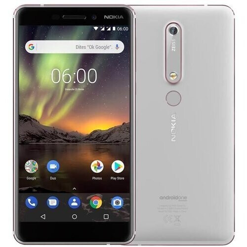 Nokia 6.1 32 Go Dual Sim - Blanc - Débloqué ...