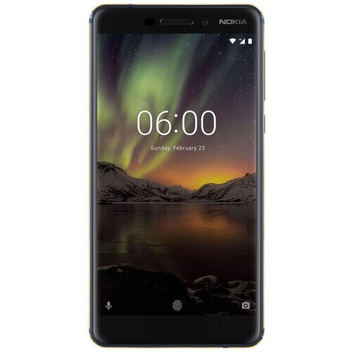 Nokia 6.1 32 Go Dual Sim - Bleu/Or - Débloqué ...