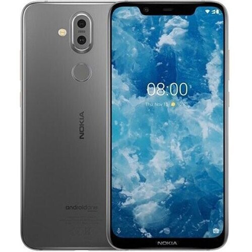 Nokia 8.1 (X7) 64 Go Dual SIM - Gris Acier ...