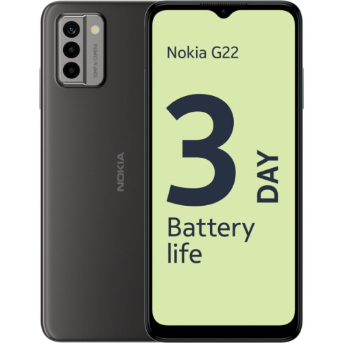 Le Nokia G22 128 Go Gris 4G est un smartphone avec ...