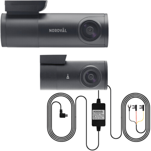 De Nordväl DC102-4K Dashcam 64GB + PMPC02 ...