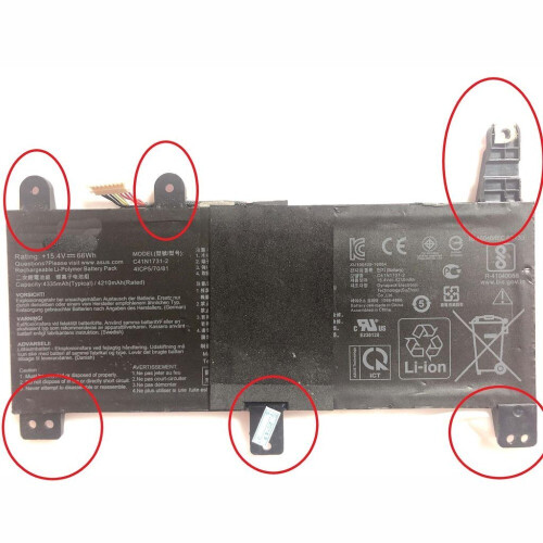 Deze notebook batterij voor de Asus ROG STRIX ...